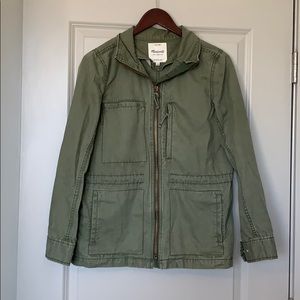 Madewell army green jacket